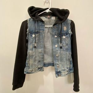 Black and Denim Jacket